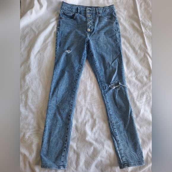 Express Skinny High Rise Jeans - Picture 3 of 6